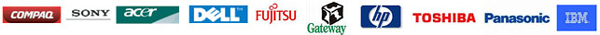 Computer Repair Manufacturer Logos